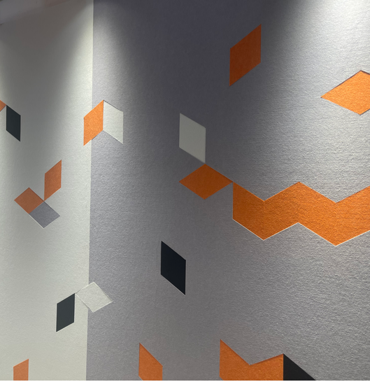 PET felt acoustic panel mosaic