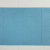 Curved PET felt acoustic panel