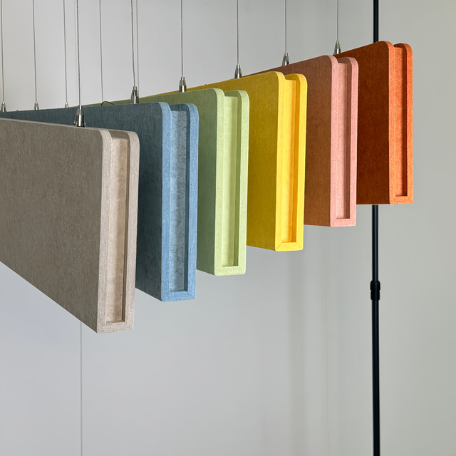Stereo PET felt acoustic panel ceiling