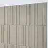 Messy V-groove pet felt acoustic panel