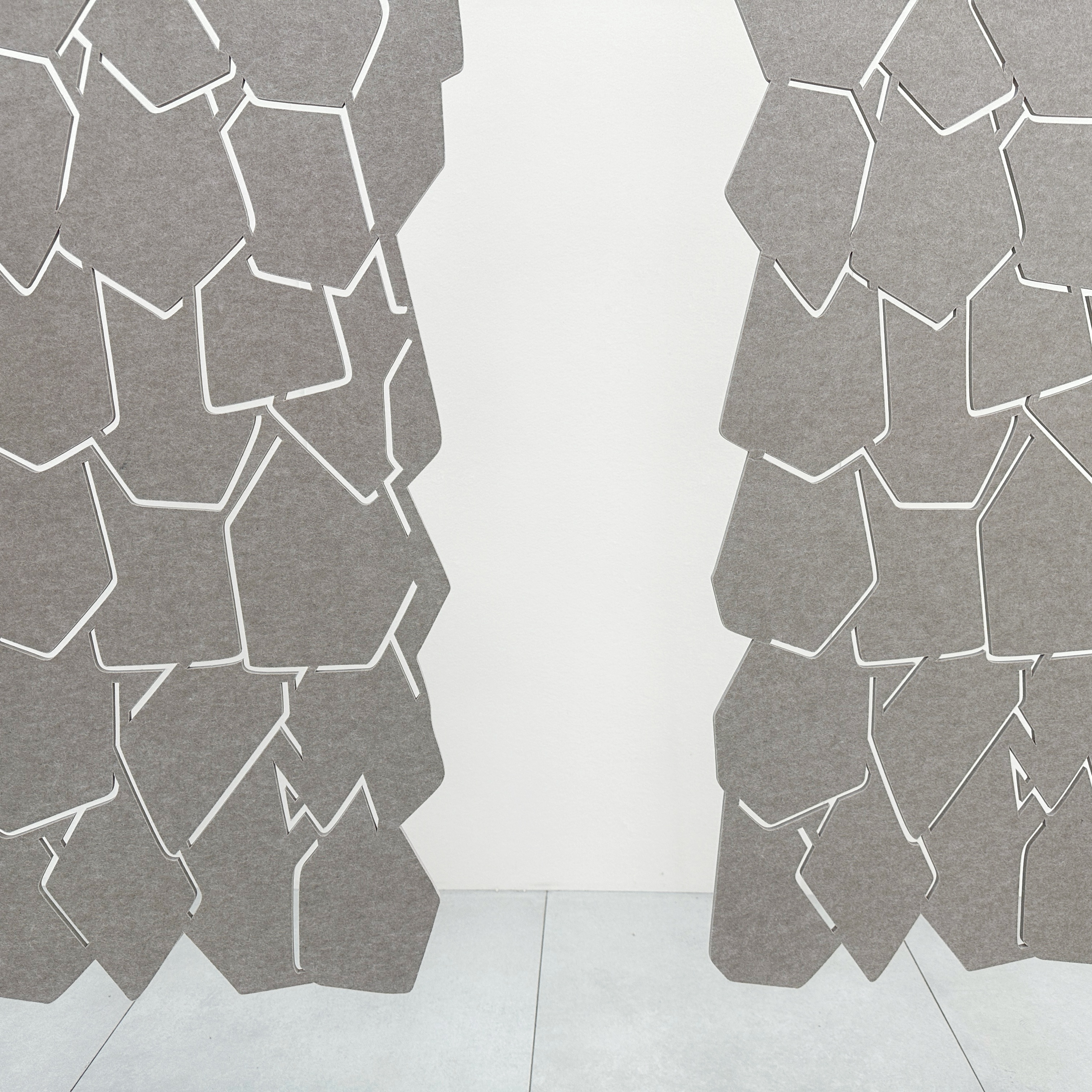Rock PET Felt acoustic panels Hanging Dividers