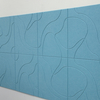 Curved PET felt acoustic panel