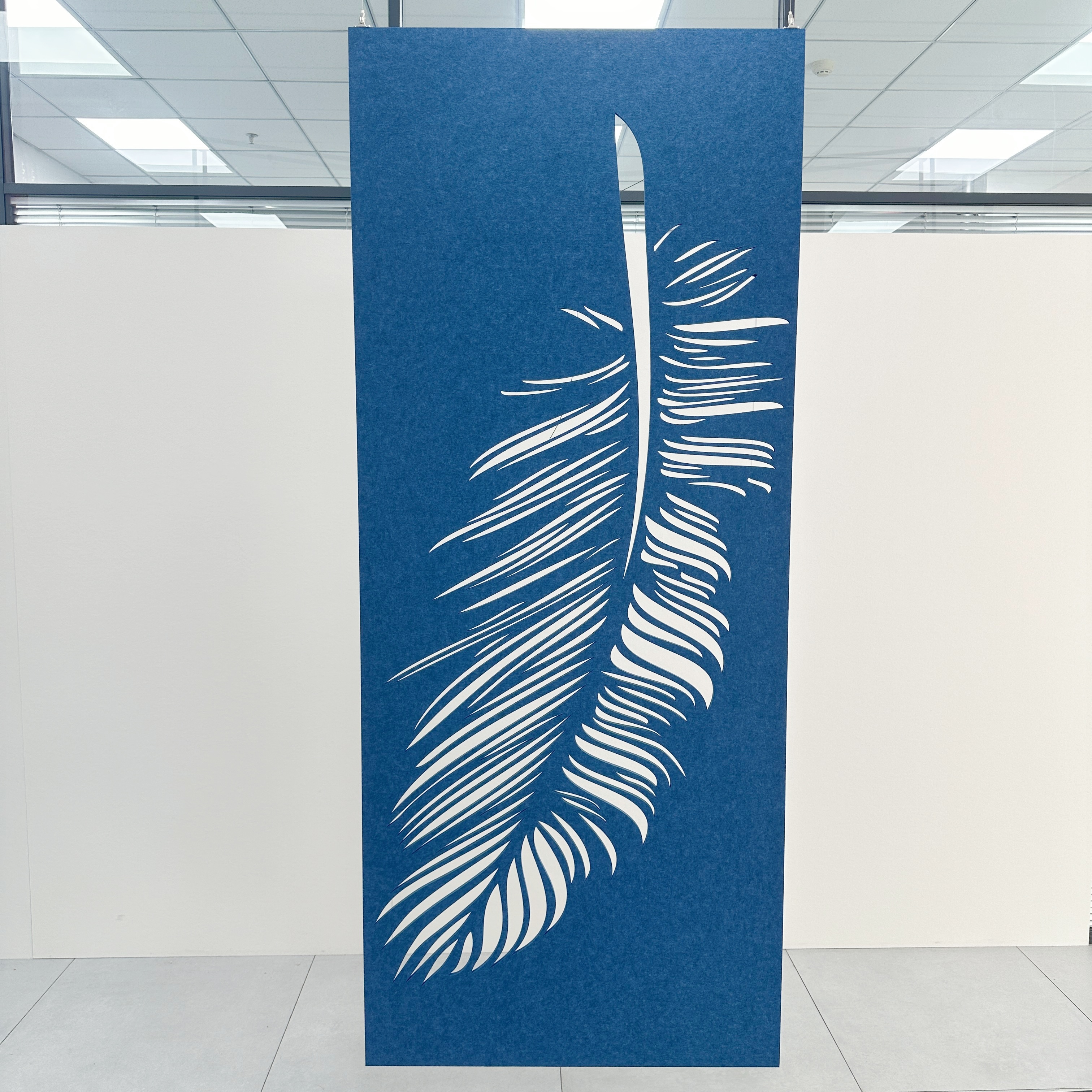 Feather PET Felt acoustic panels Hanging Dividers