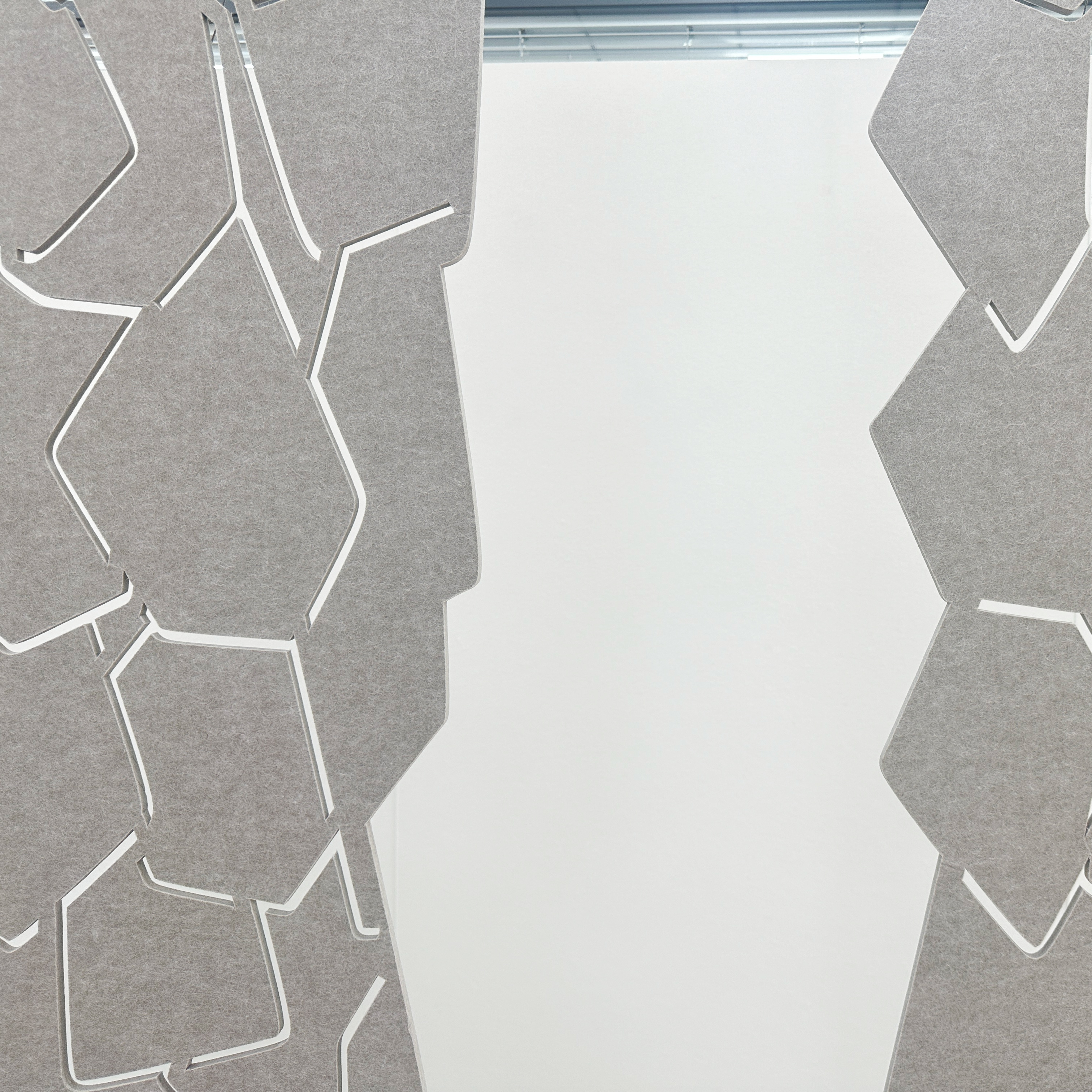 Rock PET Felt acoustic panels Hanging Dividers