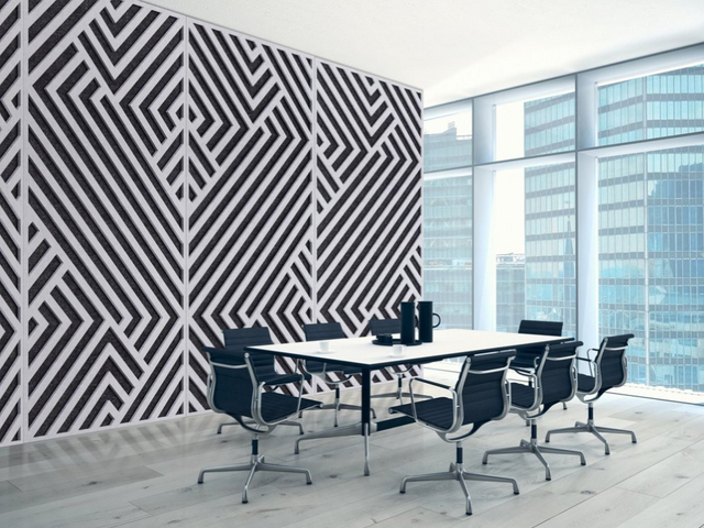 Polyester panel PET felt acoustic panel wall creative