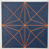 Two-color V-groove PET felt acoustic panel