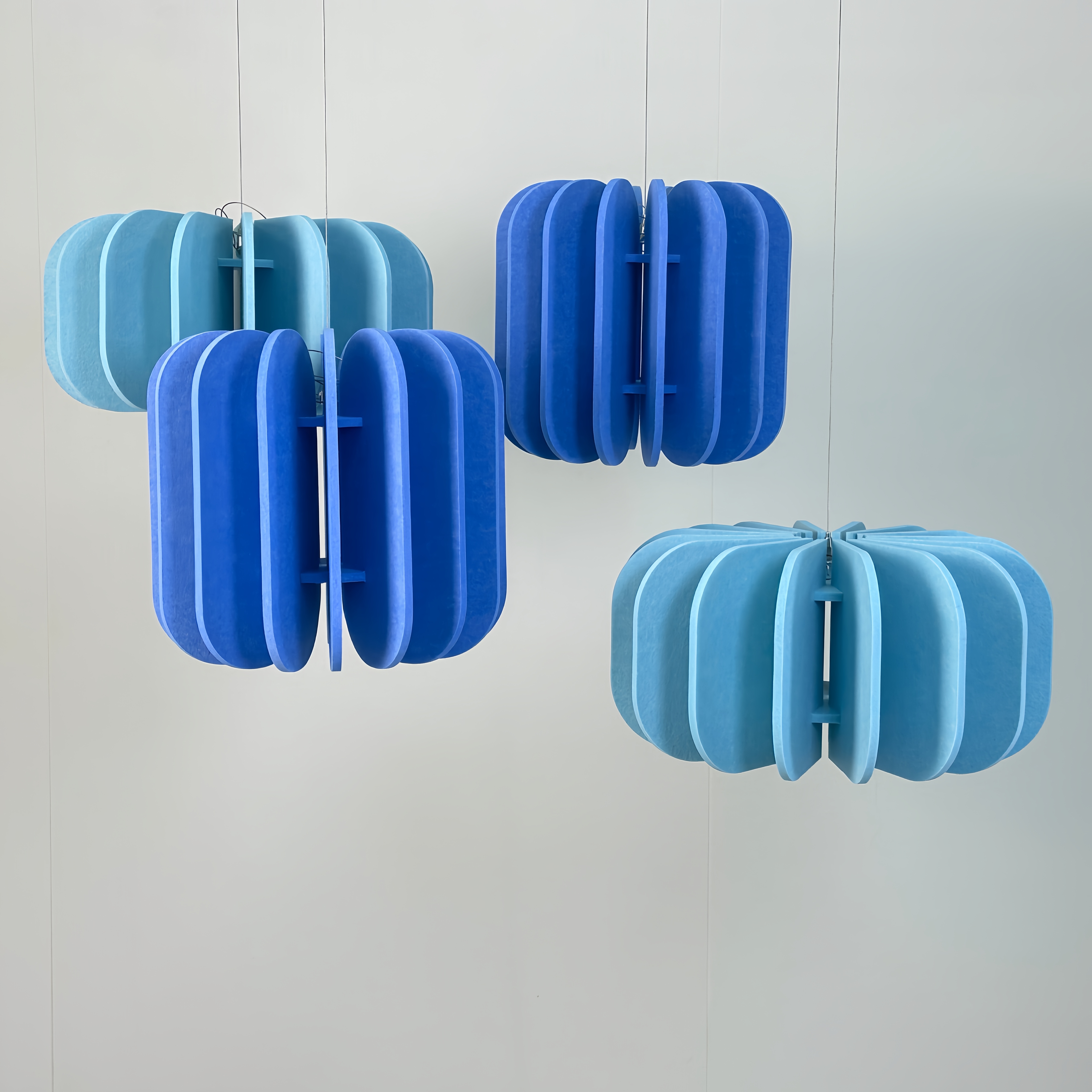 Spliced PET felt acoustic panel ceiling