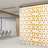 PET acoustic wall panelsTwo-color hollow CNC engraving