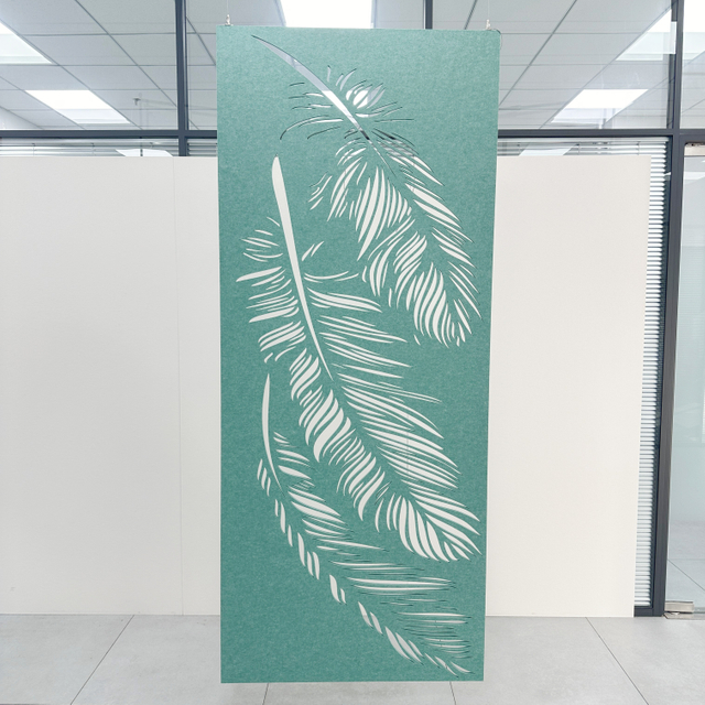 Feather PET Felt acoustic panels Hanging Dividers