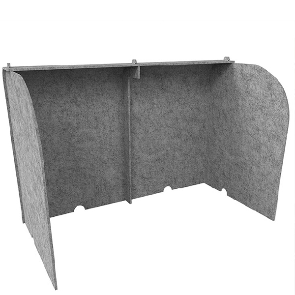 9mm Fire Resistant Acoustic Desk Panel in the Room