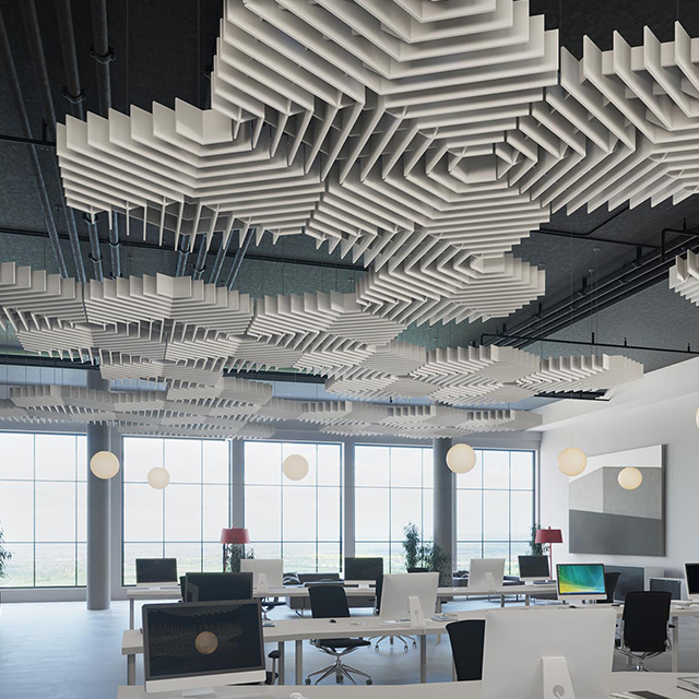 PET Felt acoustic panels Acoustic Ceiling Modules Create