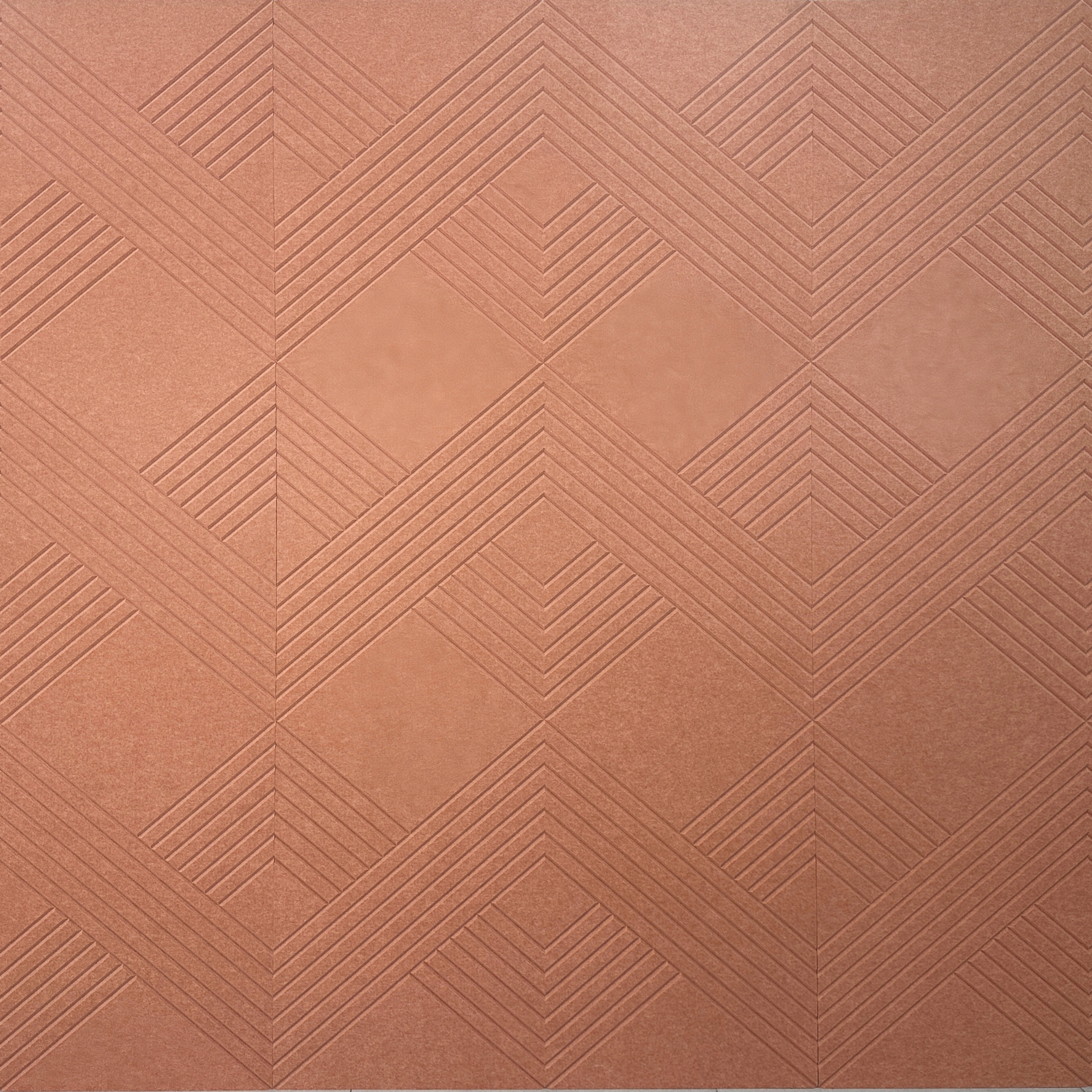 Modern office interior featuring bevel grooved acoustic wall panels for sound absorption